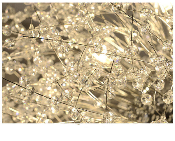 Dandelion Crystal Chandelier Restaurant Bedroom Clothing Shop Lighting - Image 9