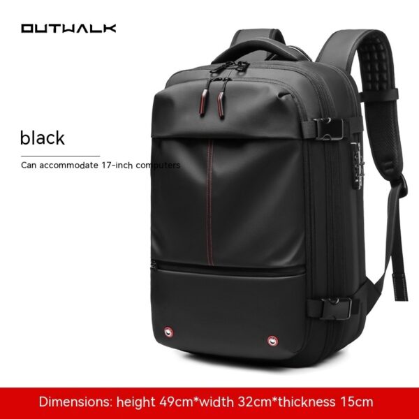 Travel Backpack Men's Business Multifunction Computer Bag Vacuum Compression Large-capacity Backpack - Image 6