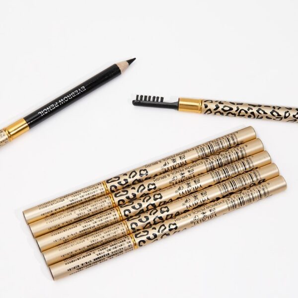 Yalaiyi Eyebrow Pencil Leopard Print Eyebrow Pencil Kuaishou And Douyin Live Broadcast Hot Selling Waterproof Distinct Look Wild Eyebrow Pencil - Image 4
