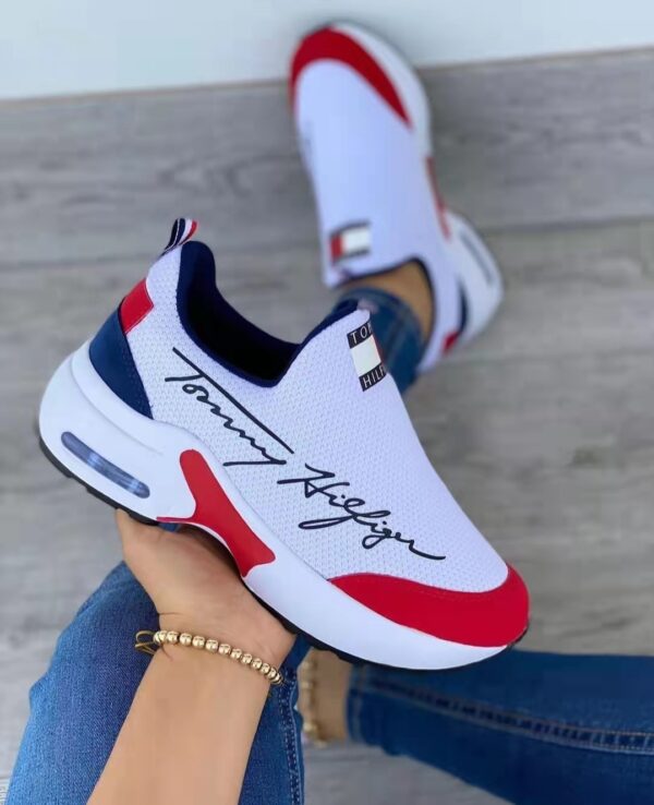 Air Cushion Lazy Dad Shoes Slip-on Sneakers For Women - Image 2