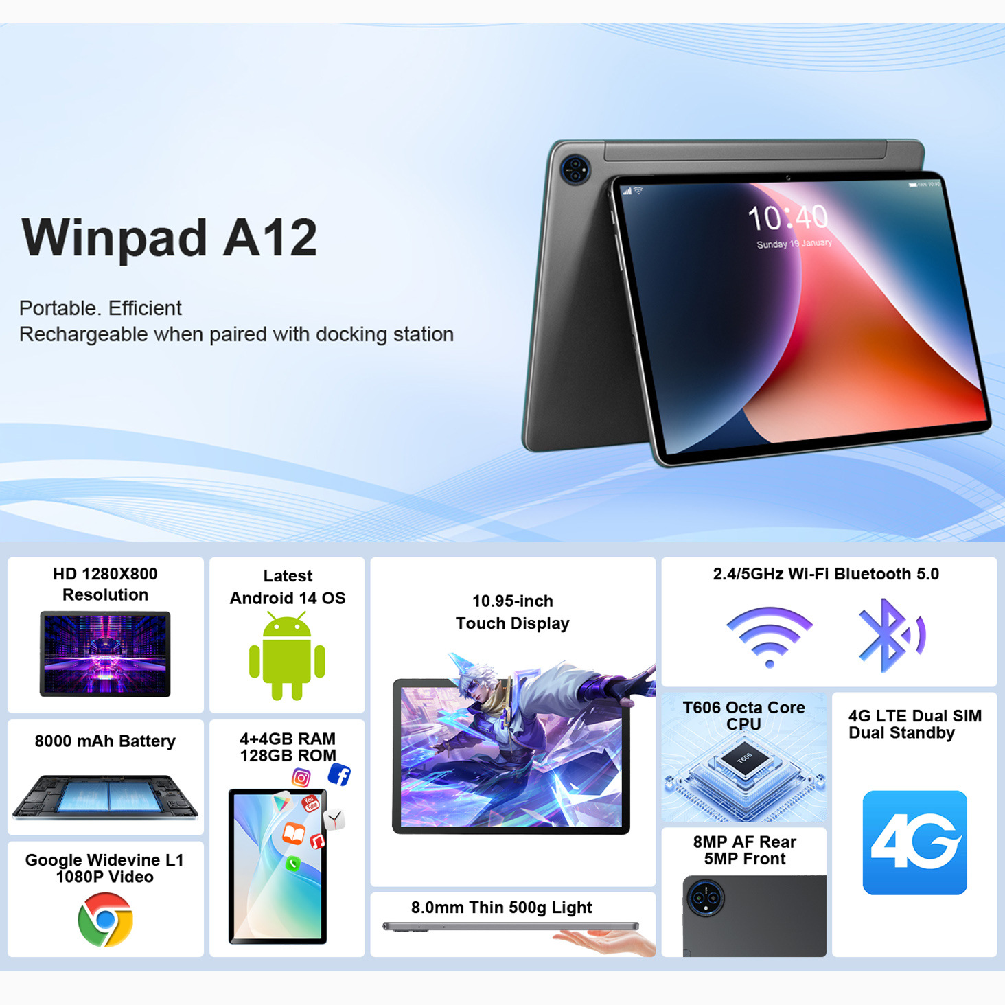 Office Business Light Luxury Elegant Tablet PC - Image 4