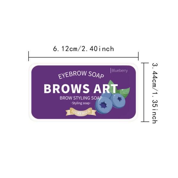 Iron Box Portable Three-dimensional Light Eyebrow Hair Styling Cream - Image 2