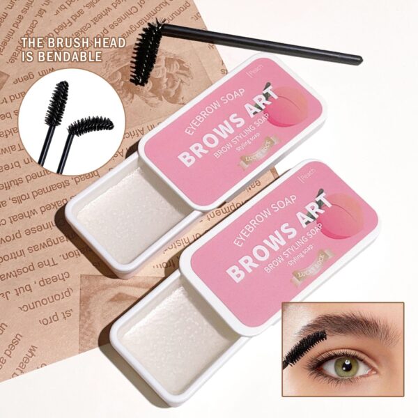 Iron Box Portable Three-dimensional Light Eyebrow Hair Styling Cream - Image 4