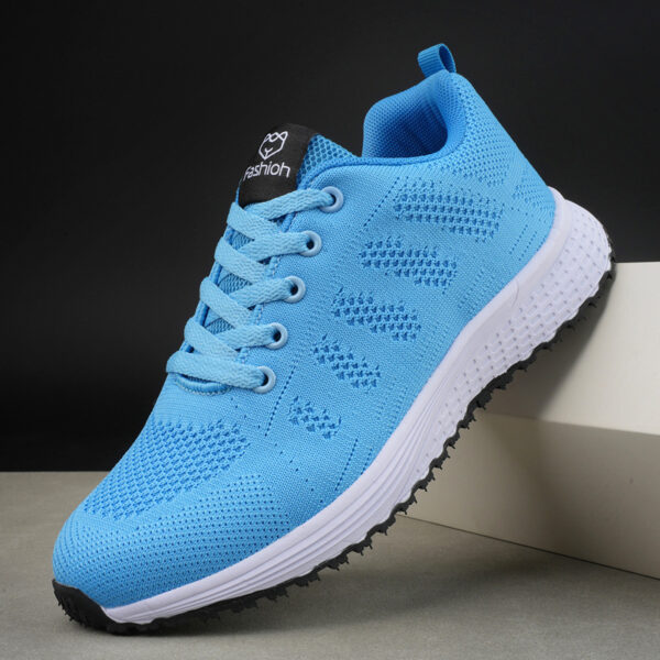 Plus Size Spring And Autumn Sneakers Women's Fly-kit Mesh Women's Shoes - Image 6