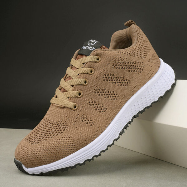 Plus Size Spring And Autumn Sneakers Women's Fly-kit Mesh Women's Shoes - Image 5
