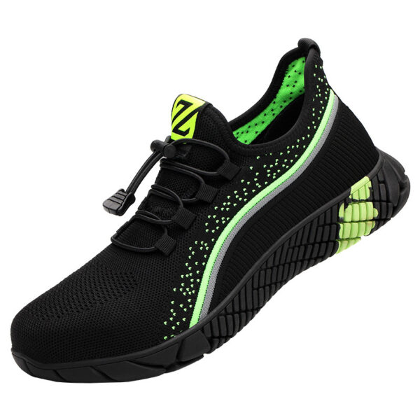 Flying Woven Breathable Low-cut Labor Insurance Shoes - Image 3