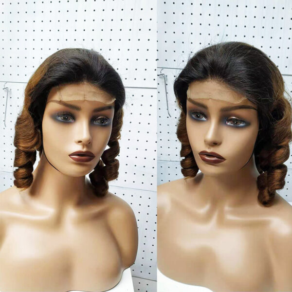Double Drawn Funmi Hair Wigs  Lace Wig Spring Curly - Image 4