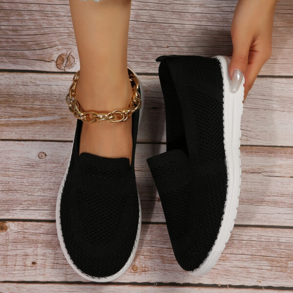 Women's Mesh Shoes Breathable Slip On Lazy Shoes Loafers - Image 5