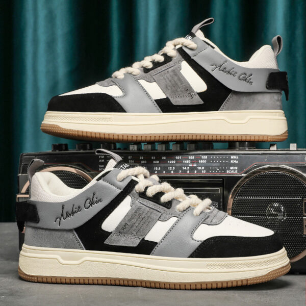 Student Breathable Versatile Sports Rubber Board Shoes Retro - Image 4