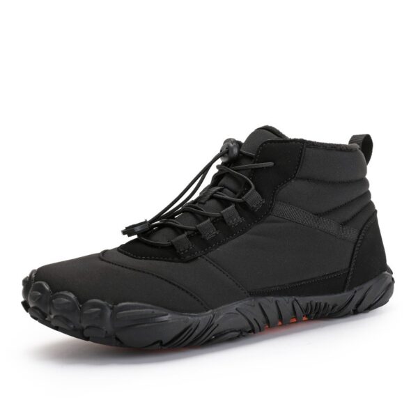 Fleece-lined Waterproof Snow Warm Breathable Couple High-top Casual Cotton Shoes - Image 5