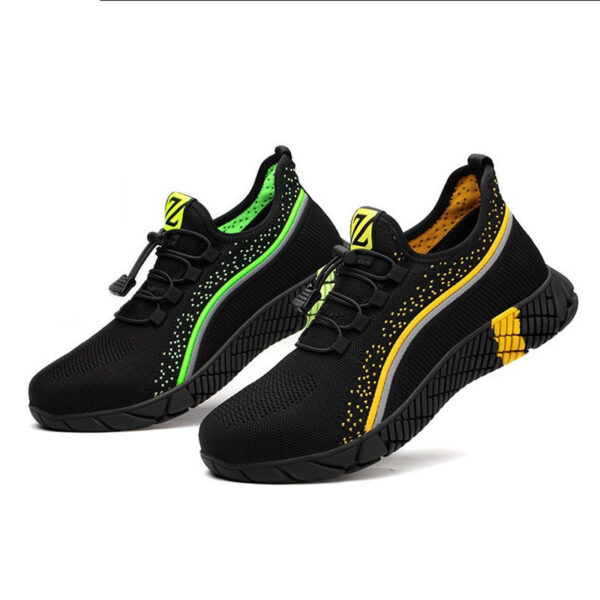 Flying Woven Breathable Low-cut Labor Insurance Shoes - Image 2