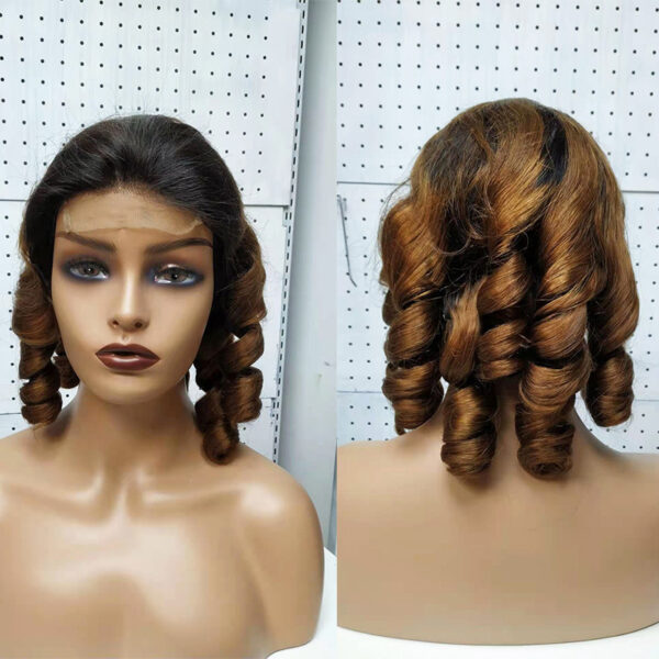 Double Drawn Funmi Hair Wigs  Lace Wig Spring Curly - Image 3
