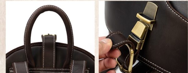 Vintage Leather Creative Backpack Personality Beetle - Image 5