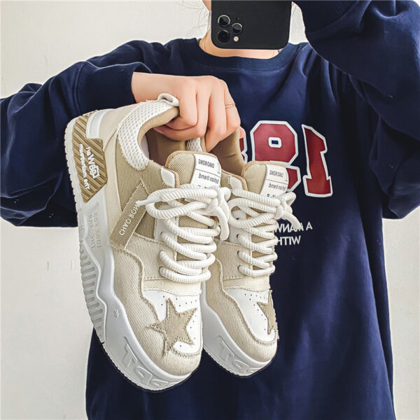 Breathable Casual Canvas Flat Shoes Men - Image 7