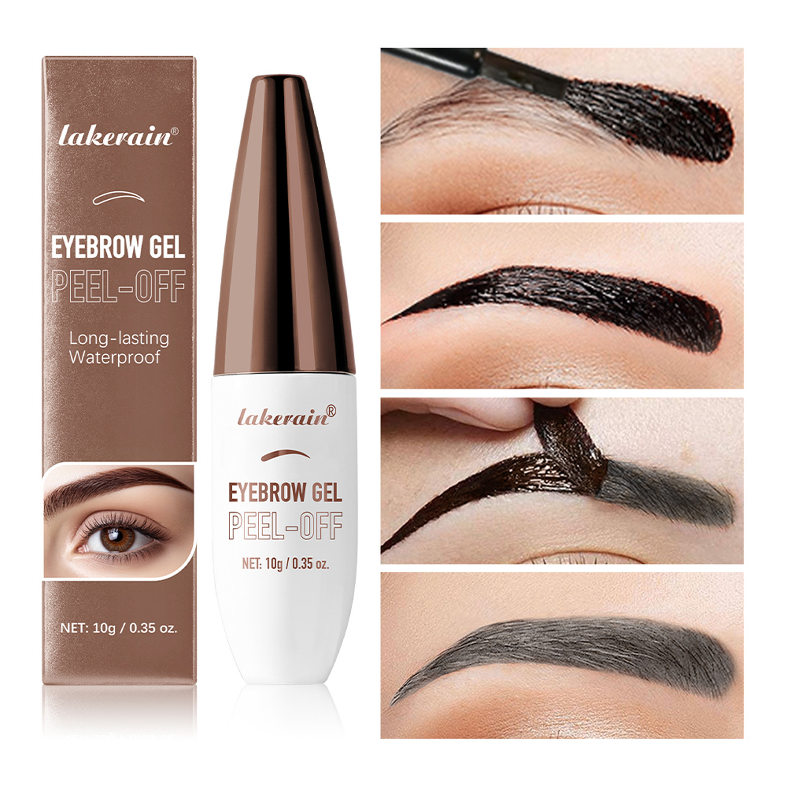 Wild Eyebrow Three-dimensional Waterproof Sweat-proof Not Easy To Fade Eyebrow Cream - Image 4