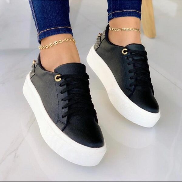 Sneakers Casual Women's White Shoes - Image 5