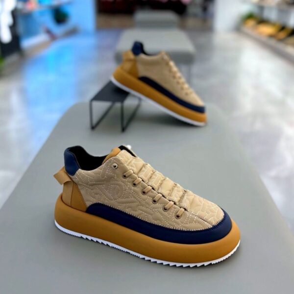 Spring And Autumn Fashion Casual Lazy Embossed Stitching Slip-on Student Casual Shoes Men - Image 6
