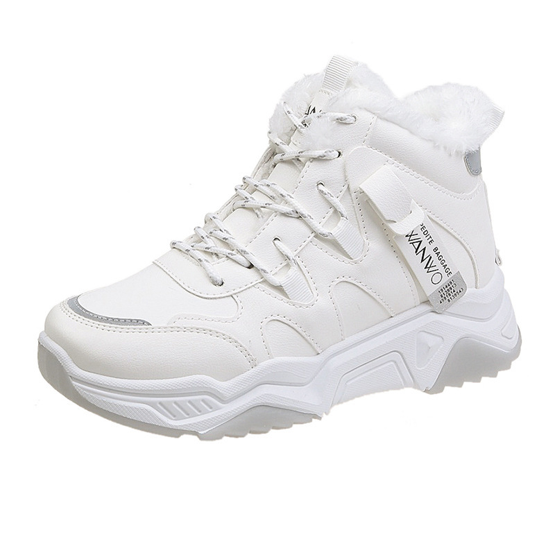 White Running Women Chunky Sport Shoes Woman Spring Summer Platform Sneakers - Image 5