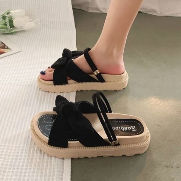 Women's Two Wear Flat Platform Sandals - Image 6