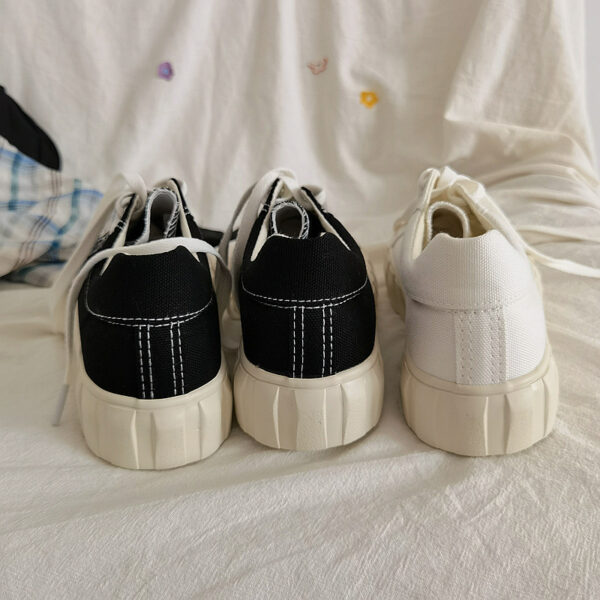 Everyday Class Wears A College Style Girl's Classic All-match Low-top Canvas Shoes - Image 3