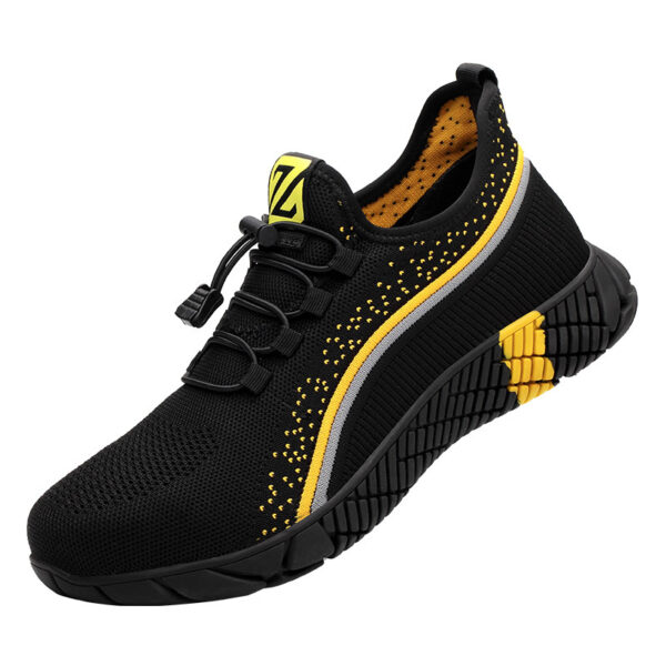 Flying Woven Breathable Low-cut Labor Insurance Shoes - Image 5