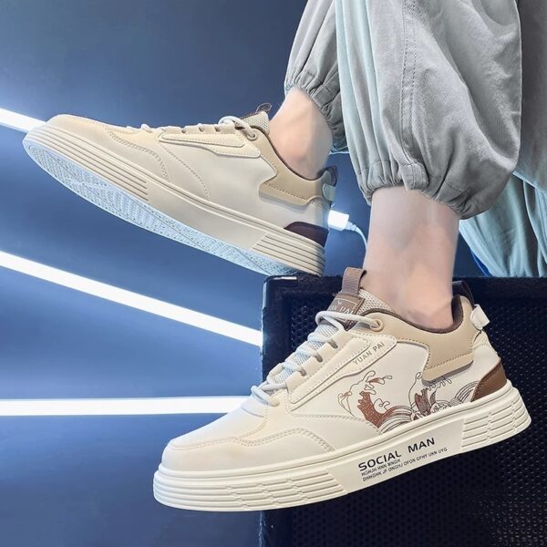 Sneakers Men's Sports White Fashion Shoes - Image 4