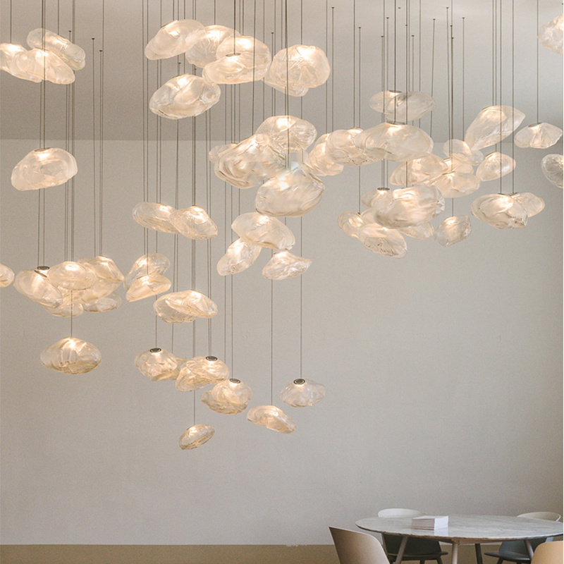 Postmodern Light Luxury Glass Decorative Chandelier - Image 5