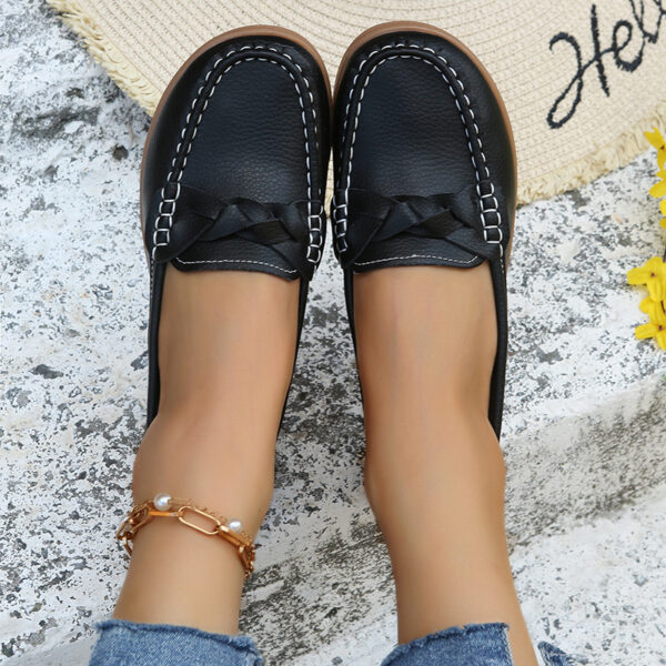 Women Flats Shoes Weave Design Soft Spring Summer Shoes - Image 4