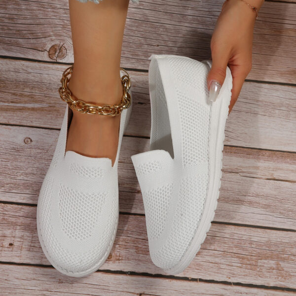 Women's Mesh Shoes Breathable Slip On Lazy Shoes Loafers - Image 7