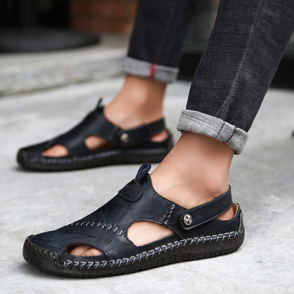 Summer Baotou Sandals Men Tide Soft Bottom Men Sandals And Slippers Casual All Match Outdoor Beach Shoes - Image 9