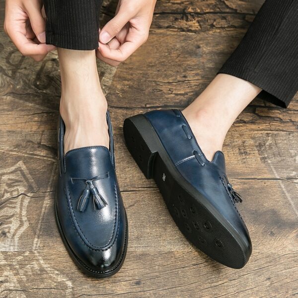 Business Casual Tassel Leather Shoes Men - Image 4