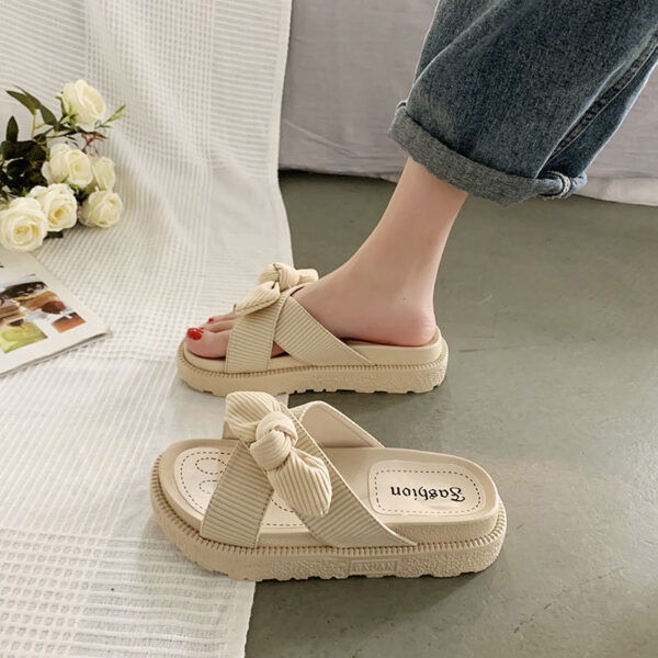 Women's Two Wear Flat Platform Sandals - Image 4