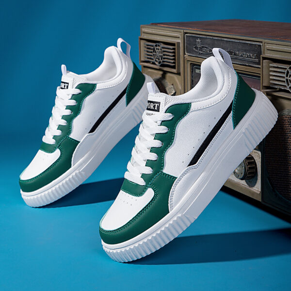 Breathable Versatile White Shoes Korean Style For Students - Image 3