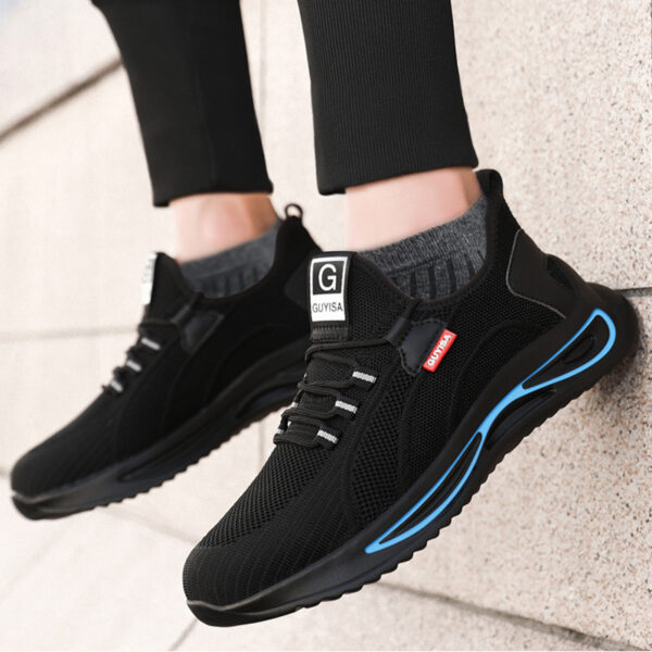 Steel Toe Shoes For Men Work Safety Shoes Nonslip Indestructible Sneakers - Image 7