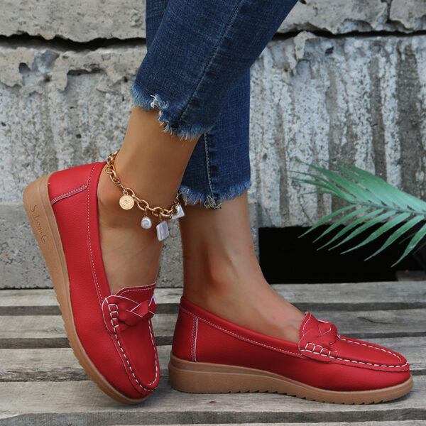 Women Flats Shoes Weave Design Soft Spring Summer Shoes - Image 9