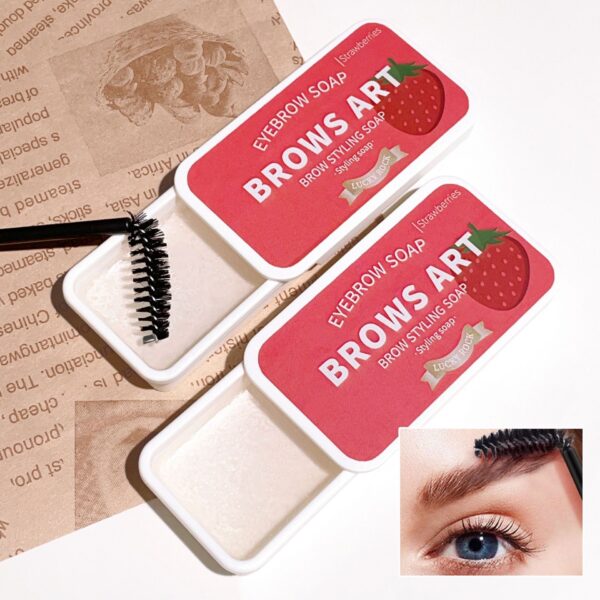 Iron Box Portable Three-dimensional Light Eyebrow Hair Styling Cream - Image 7