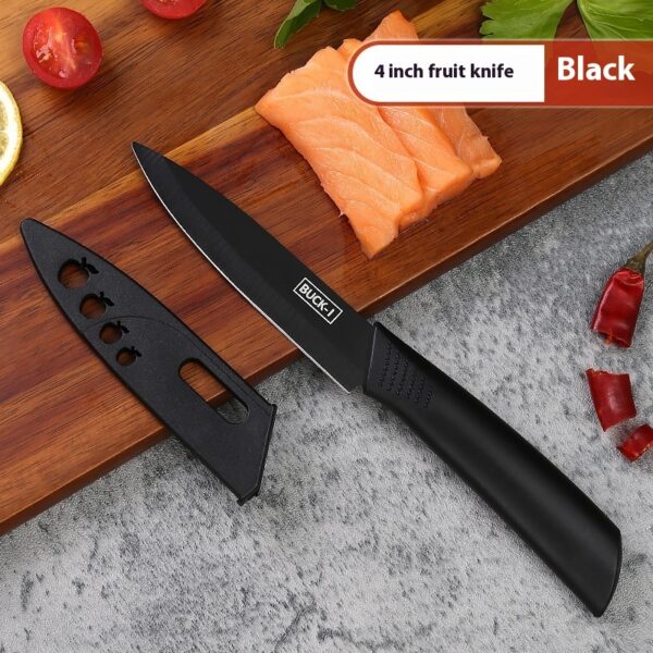 Black Steel Household Tools Kitchen Knife - Image 4