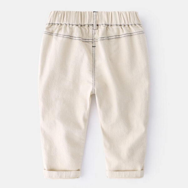 Korean Baby Solid Color All-Match Trousers - Image 4