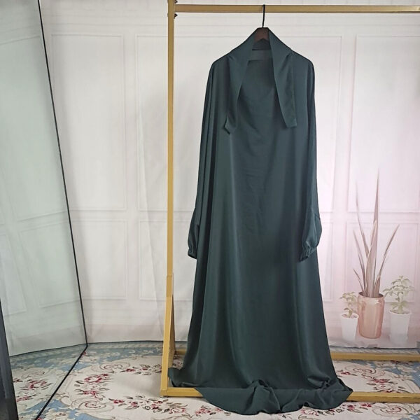 Amazon Abaya Dubai Turkey One-piece Prayer Dress - Image 10