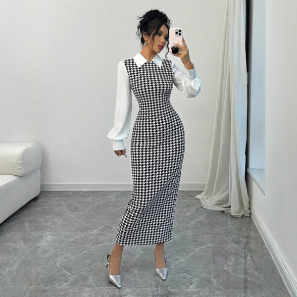 Fashion Fake Two Pieces Women's Dress - Image 2