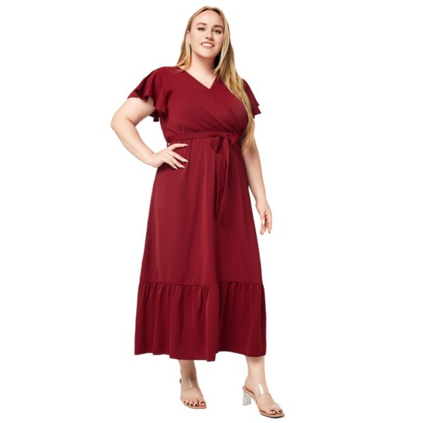 Women's Fashionable Elegant Large Swing Dress - Image 3