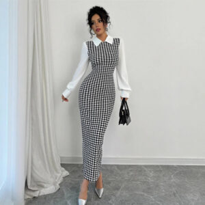Fashion Fake Two Pieces Women's Dress