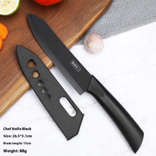 Black Steel Household Tools Kitchen Knife - Image 3
