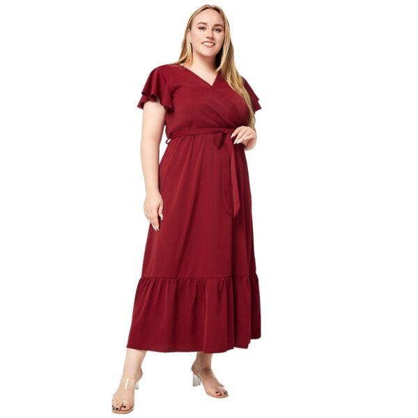 Women's Fashionable Elegant Large Swing Dress - Image 4