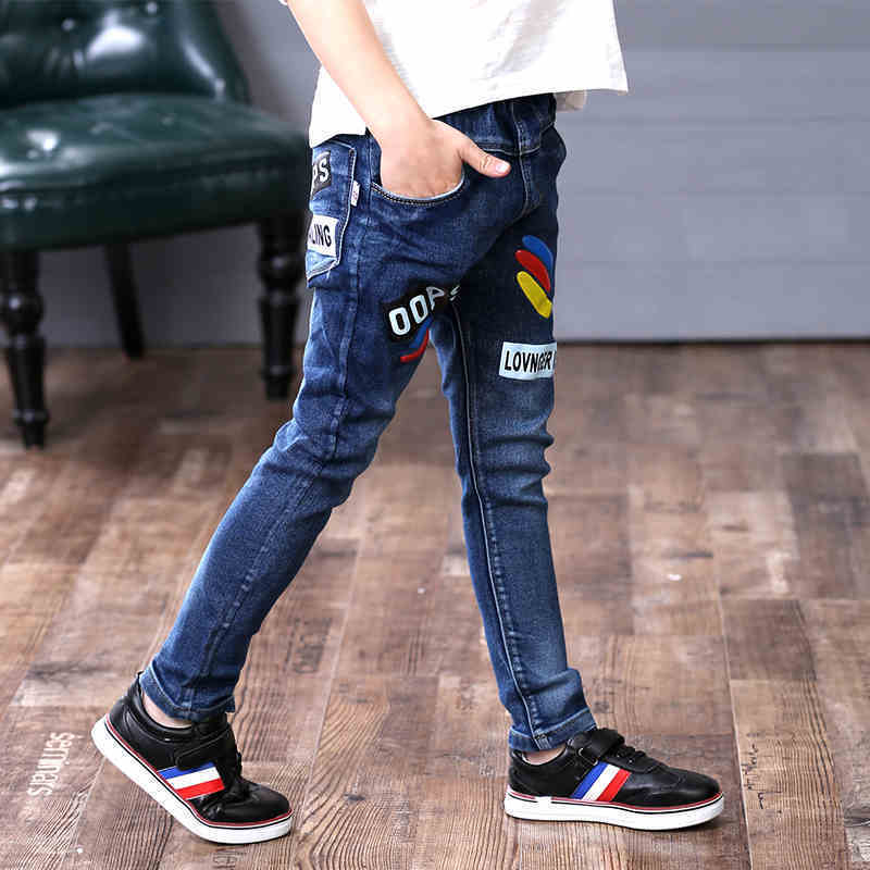 Boys Jeans Autumn And Winter New One-piece Velvet - Image 9