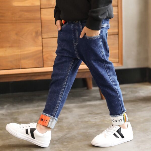 Boys' Denim Trousers Trousers Children's Clothing - Image 3