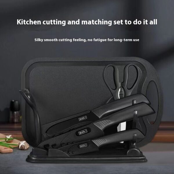 Black Steel Household Tools Kitchen Knife - Image 10