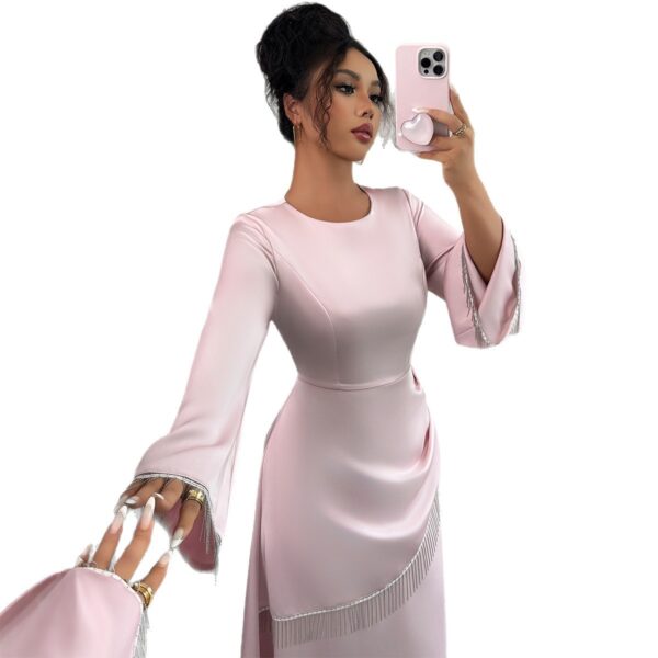 Simple Style Advanced Long Sleeve Dress Women's Clothing - Image 3