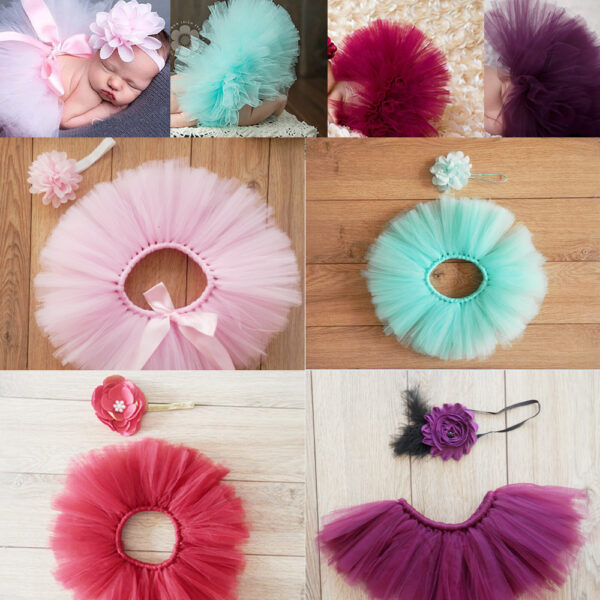New Children's Photography Costumes, Newborn Tutu Skirts, Baby Tutu Skirts - Image 3