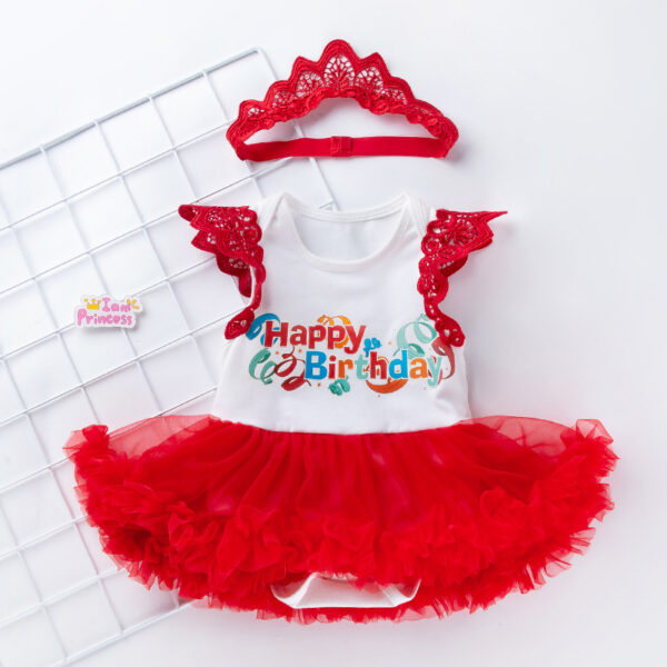 Baby clothes 0-2 years old baby girl sleeveless dress - Image 3